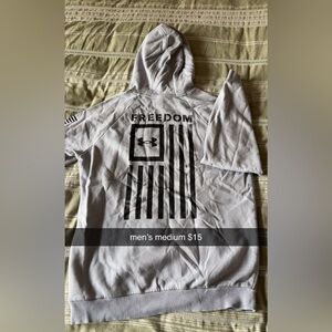 Under Armour Freedom Hoodie in Light Gray
